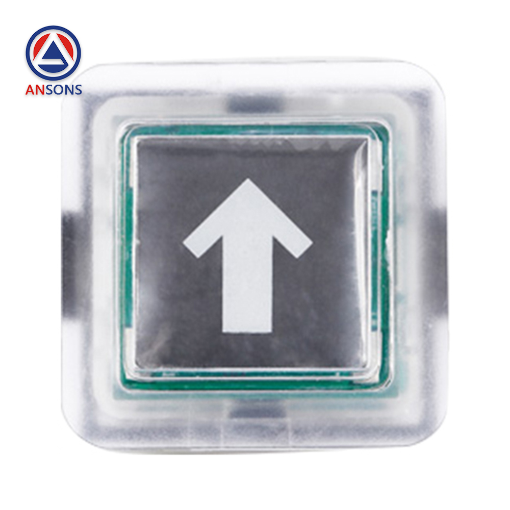 Hitachi Elevator Touchless Push Button Square / Circular Button Installation Size 31.5mm To 38.5mm Inductive Length 200mm