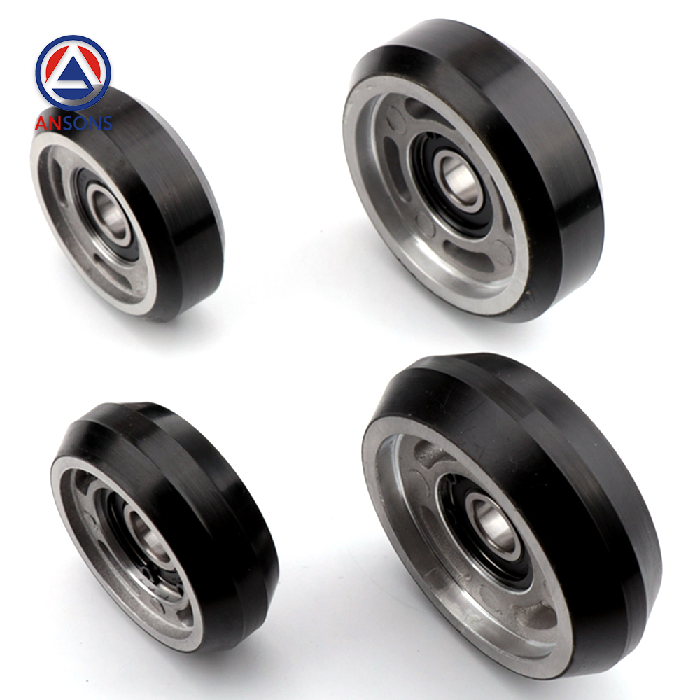 Toshiba High Speed Elevator Counterweight Roller Guide Shoe Roller 70*25*6202  9mm 15mm 90*30*6202 7mm 17mm Lift Spare Parts