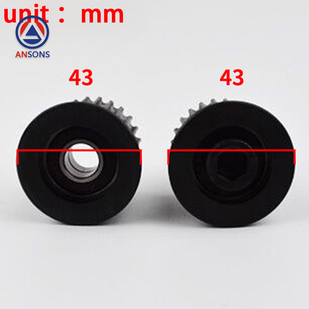 KONE Elevator Door Machine Belt Roller Synchronous Door Machine Pulley M12