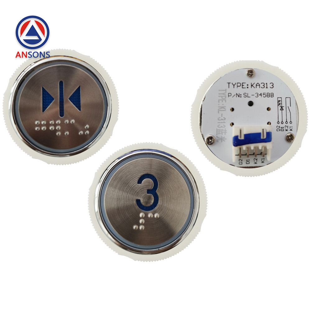 Hitachi Elevator Braille Push Button KA313/A04 37MM TA350 KA313-02