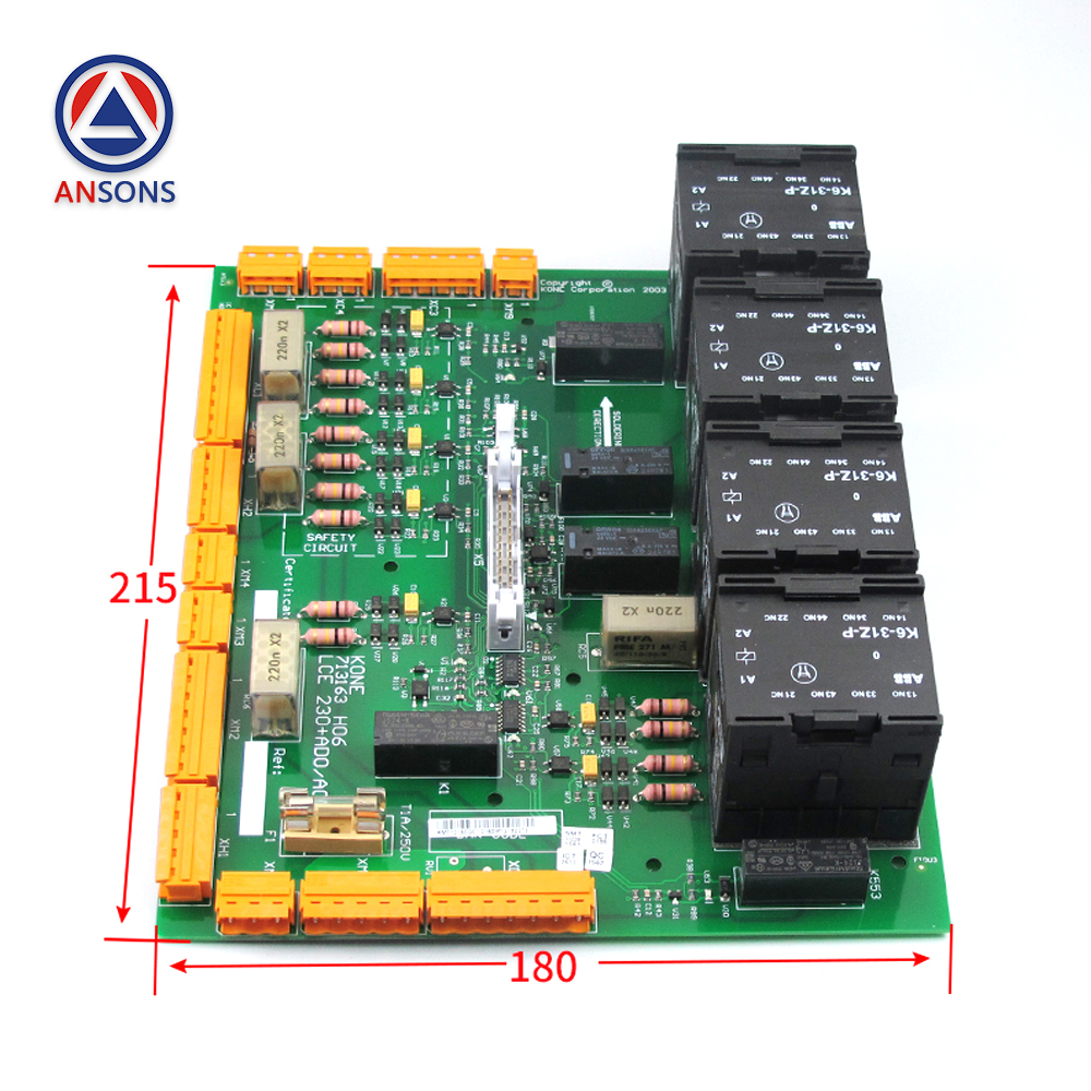 KONE Elevator Safety Circuit Generation 2 ADO II PCB Board KM713160G01 KM713163H06