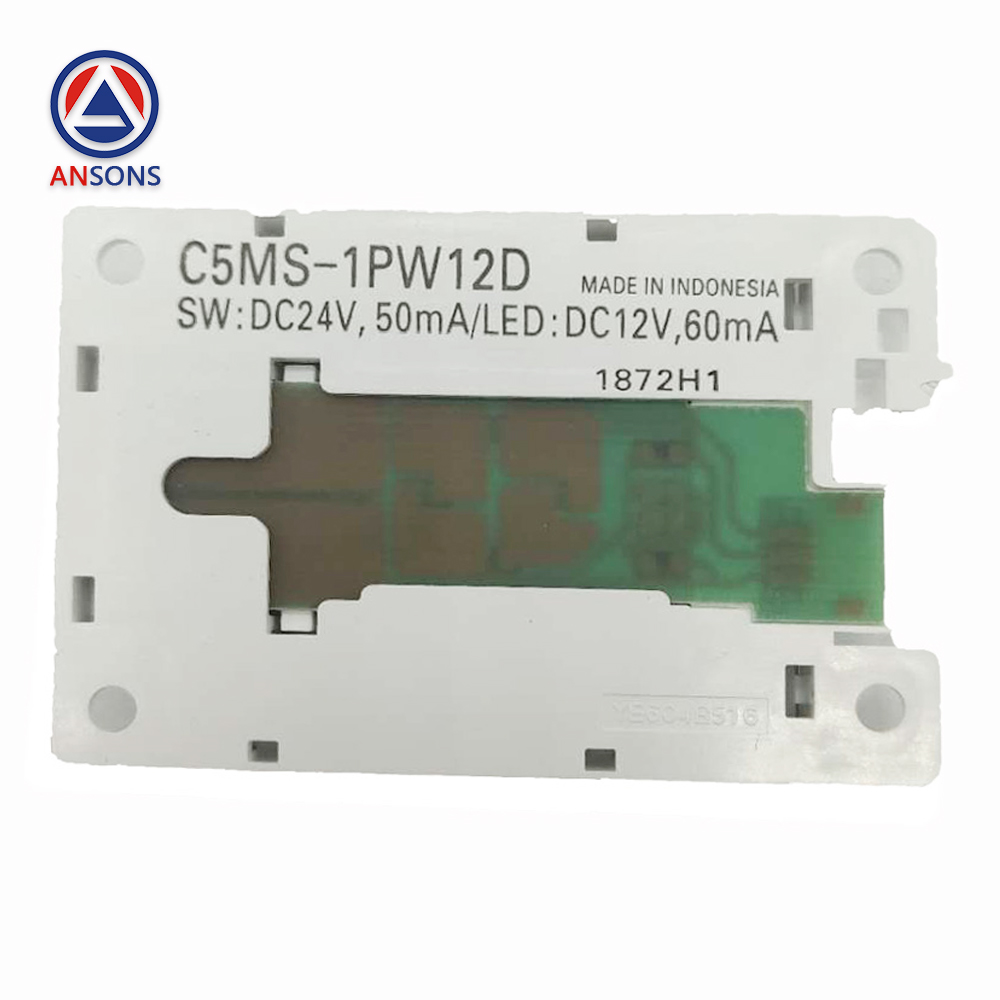 Mitsubishi Elevator Button C5MS-1PW12D C5MS-1W12D C5MS-1B12D Lift Spare Parts