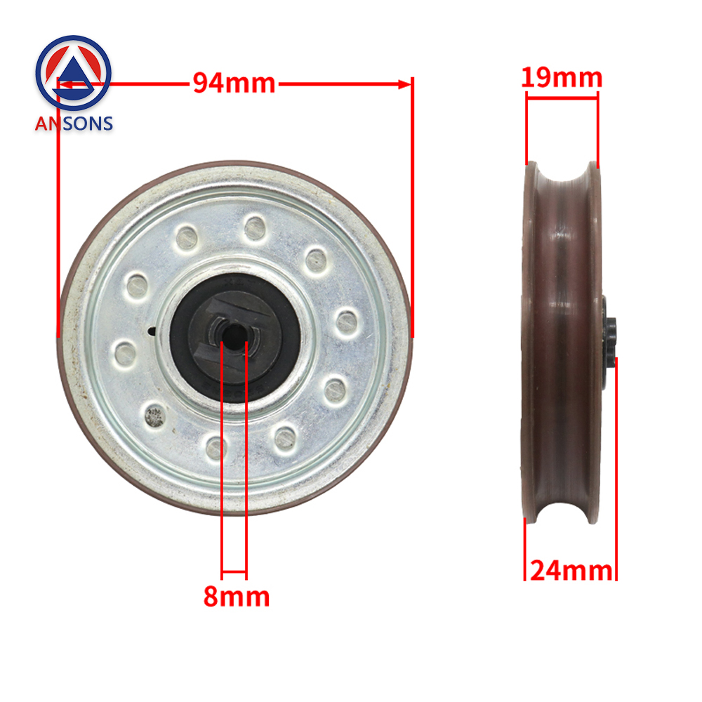 KONE Elevator Hall Door Hanger Roller Door Pulley AMD 94*19*6203 MM