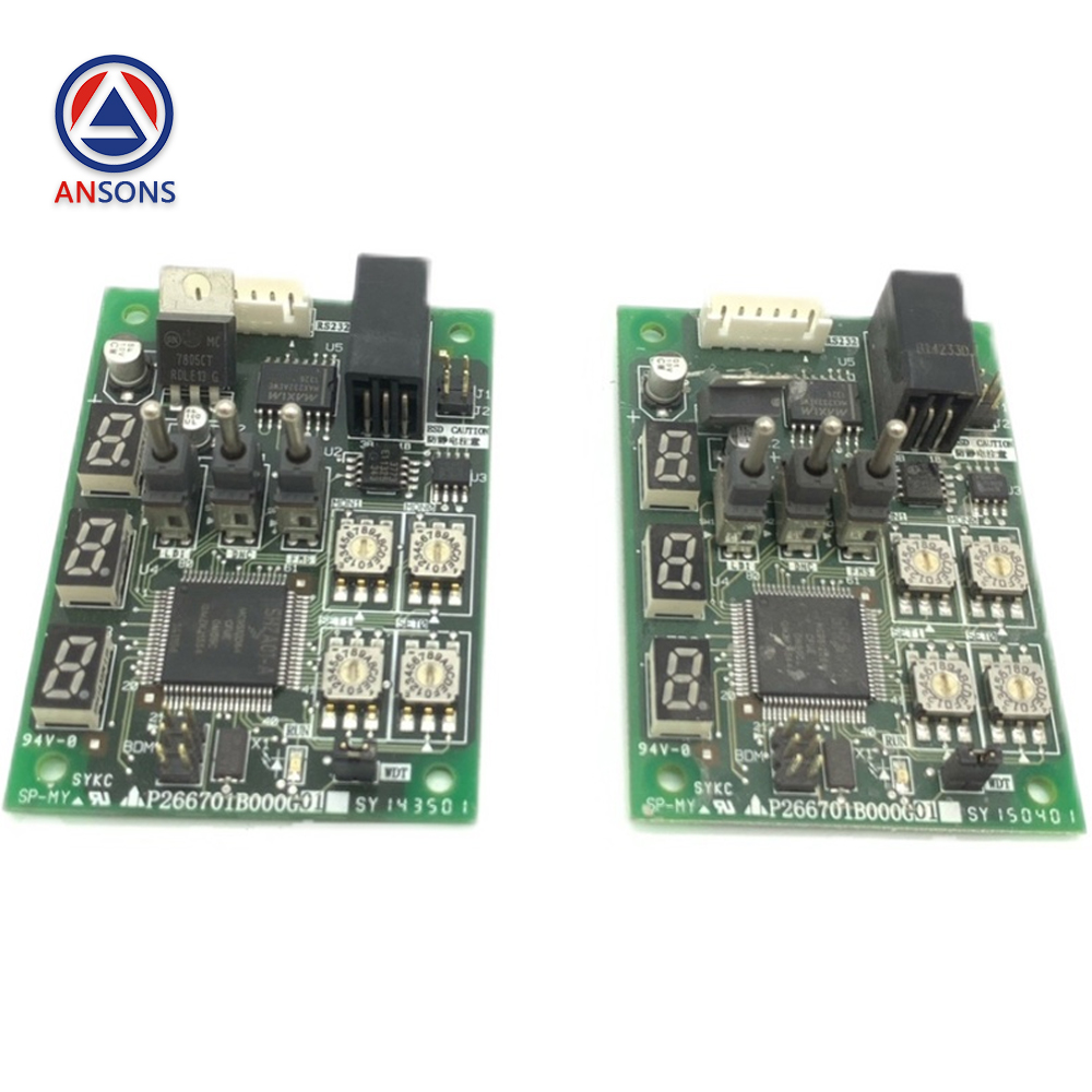 Mitsubishi Elevator Car Roof Maintenance PCB Board P266701B000G01 P266701B000G05 P266701B000G06 P266702B00G11