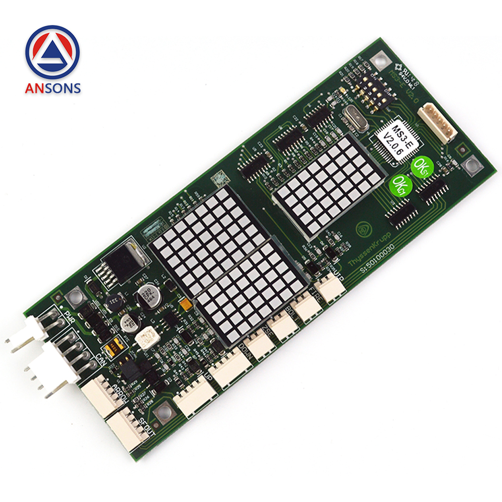 ThyssenKrupp Elevator Display Panel PCB Board MS3-E V2.0 MS5-E 2.1 MS3-E V3.0