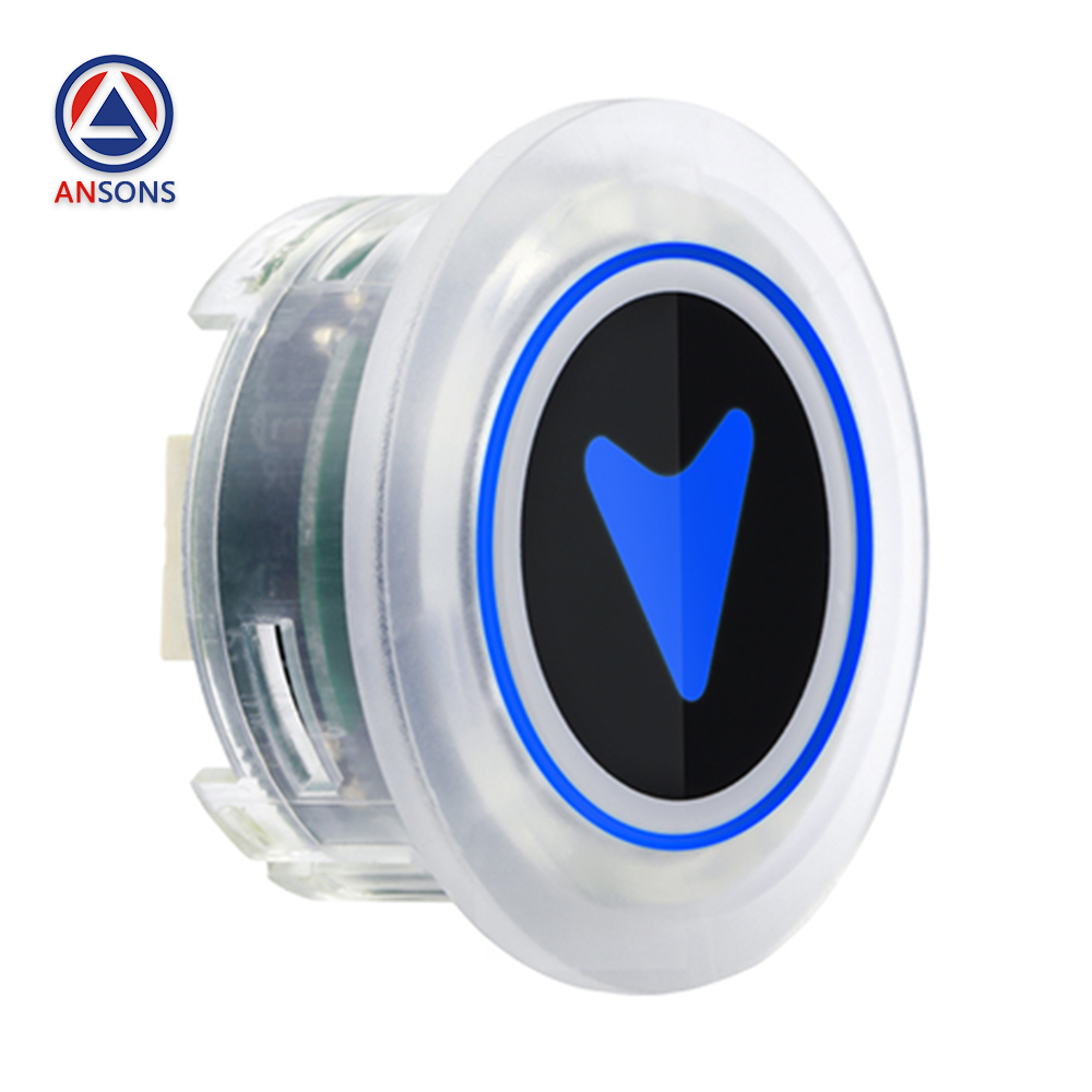 Hitachi Elevator Touchless Push Button Square / Circular Button Installation Size 31.5mm To 38.5mm Inductive Length 200mm