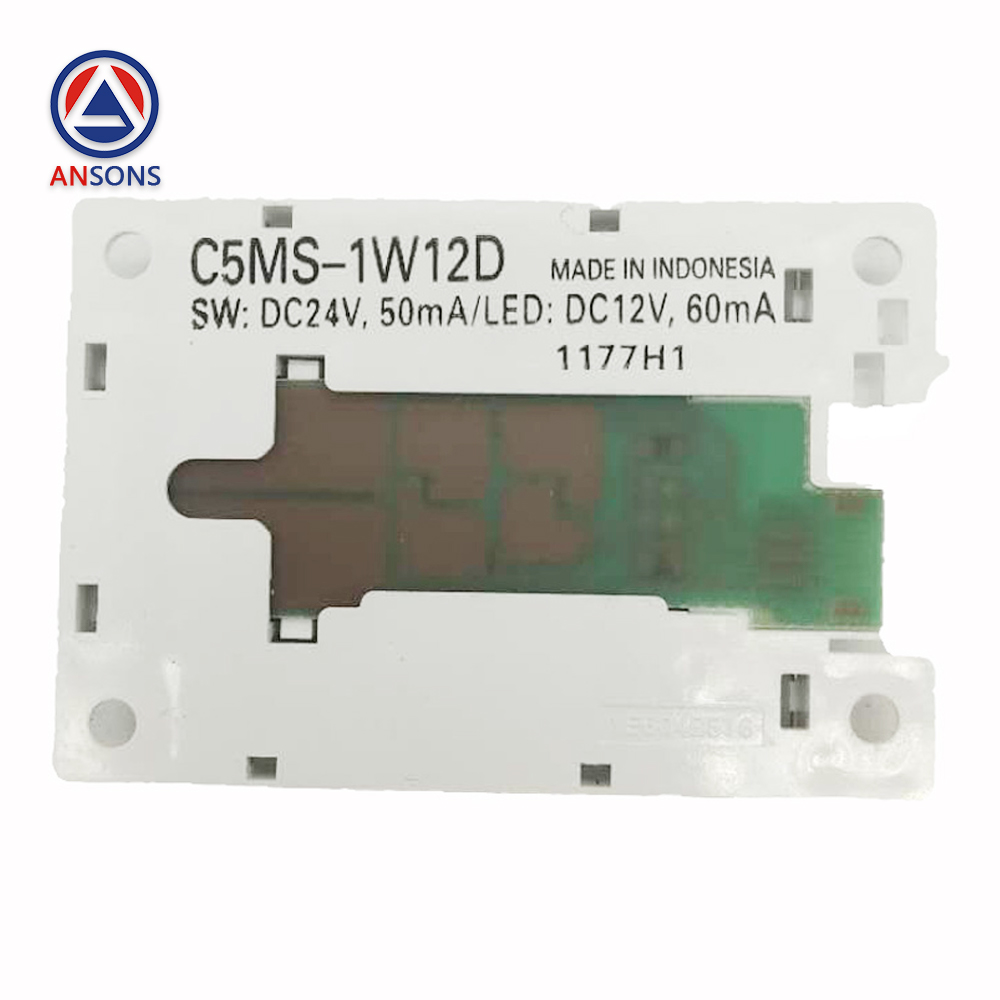 Mitsubishi Elevator Button C5MS-1PW12D C5MS-1W12D C5MS-1B12D Lift Spare Parts