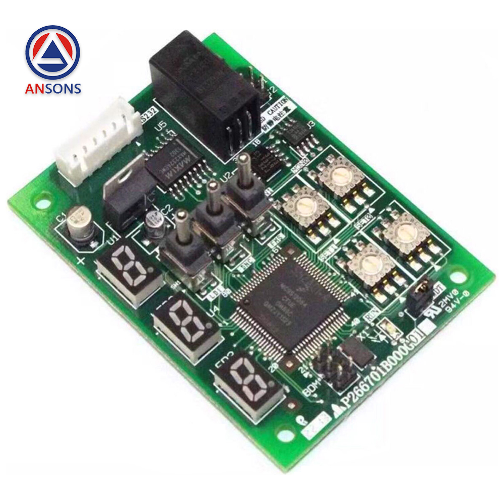 Mitsubishi Elevator Car Roof Maintenance PCB Board P266701B000G01 P266701B000G05 P266701B000G06 P266702B00G11