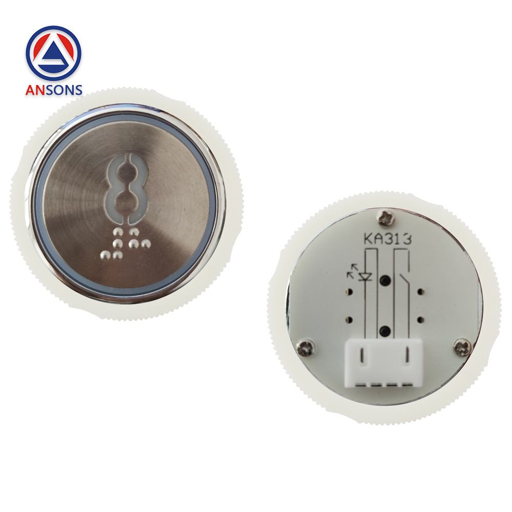 Hitachi Elevator Braille Push Button KA313/A04 37MM TA350 KA313-02
