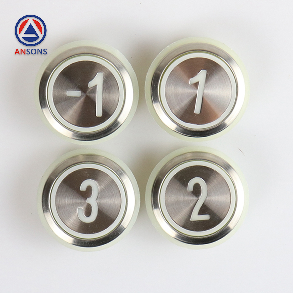 KONE Elevator Push Button KDS50 KDS300 Stainless Steel Braille Button (Message Character Slice Content) Lift Spare Parts