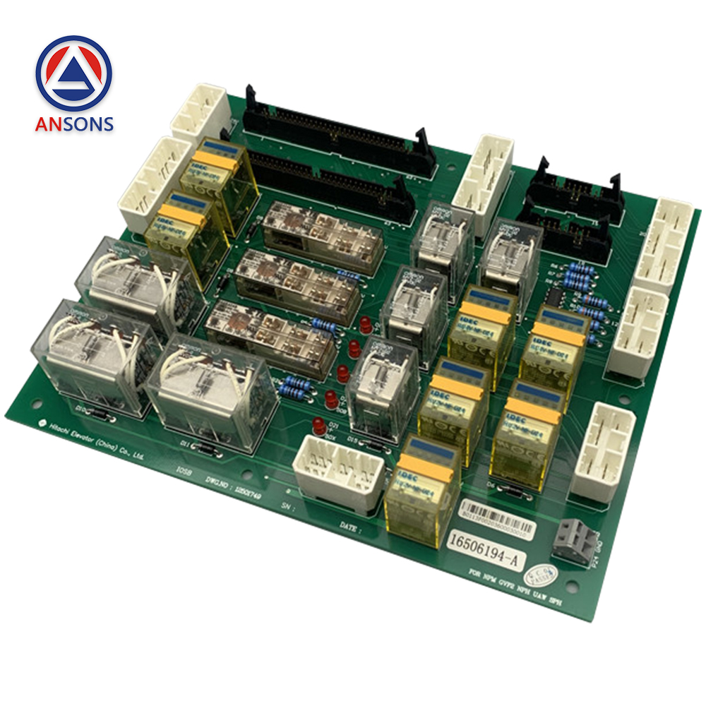 Hitachi Elevator GVF NPH Micro Leveling Relay PCB Board IOSB DWG 12501749