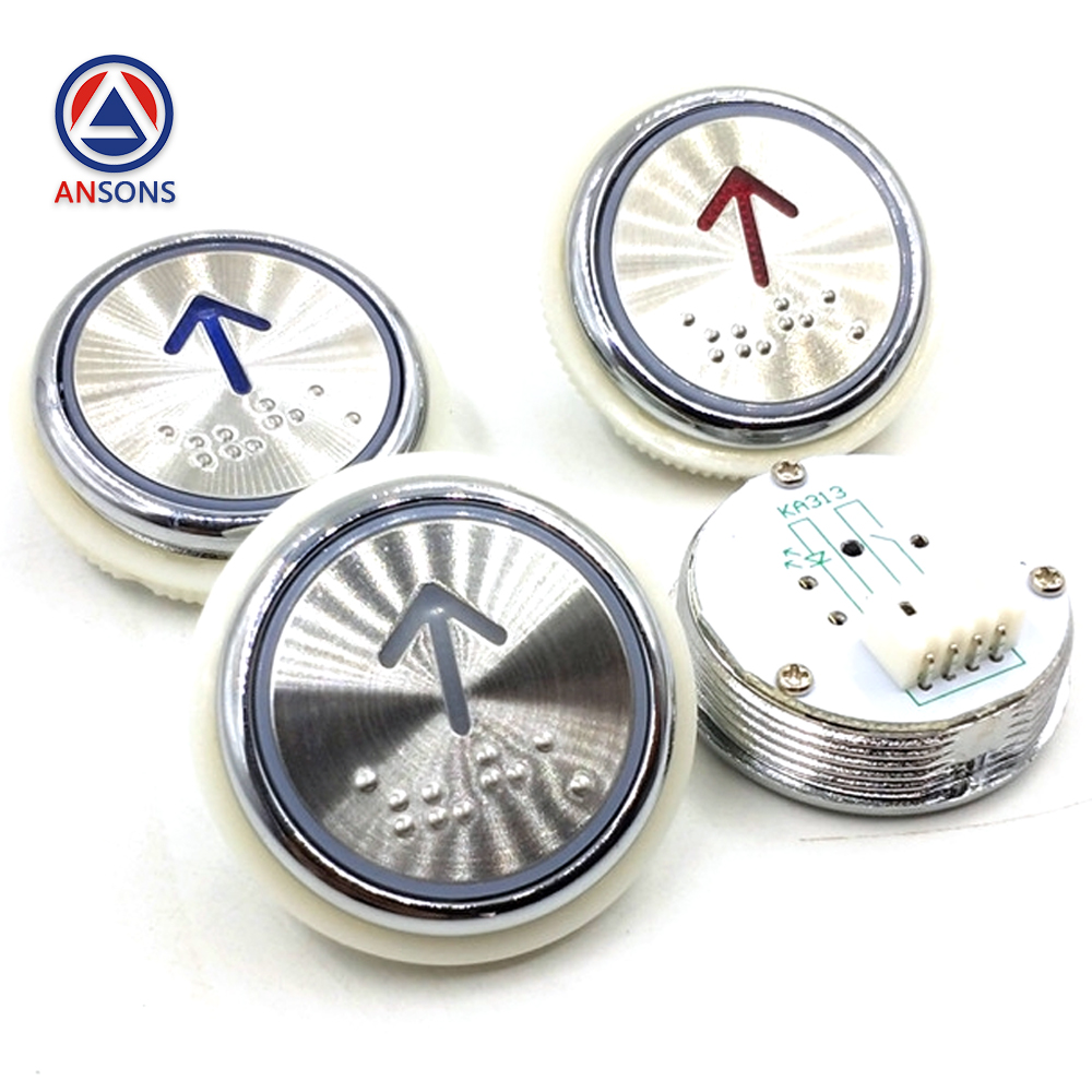 Hitachi Elevator Braille Push Button KA313/A04 37MM TA350 KA313-02