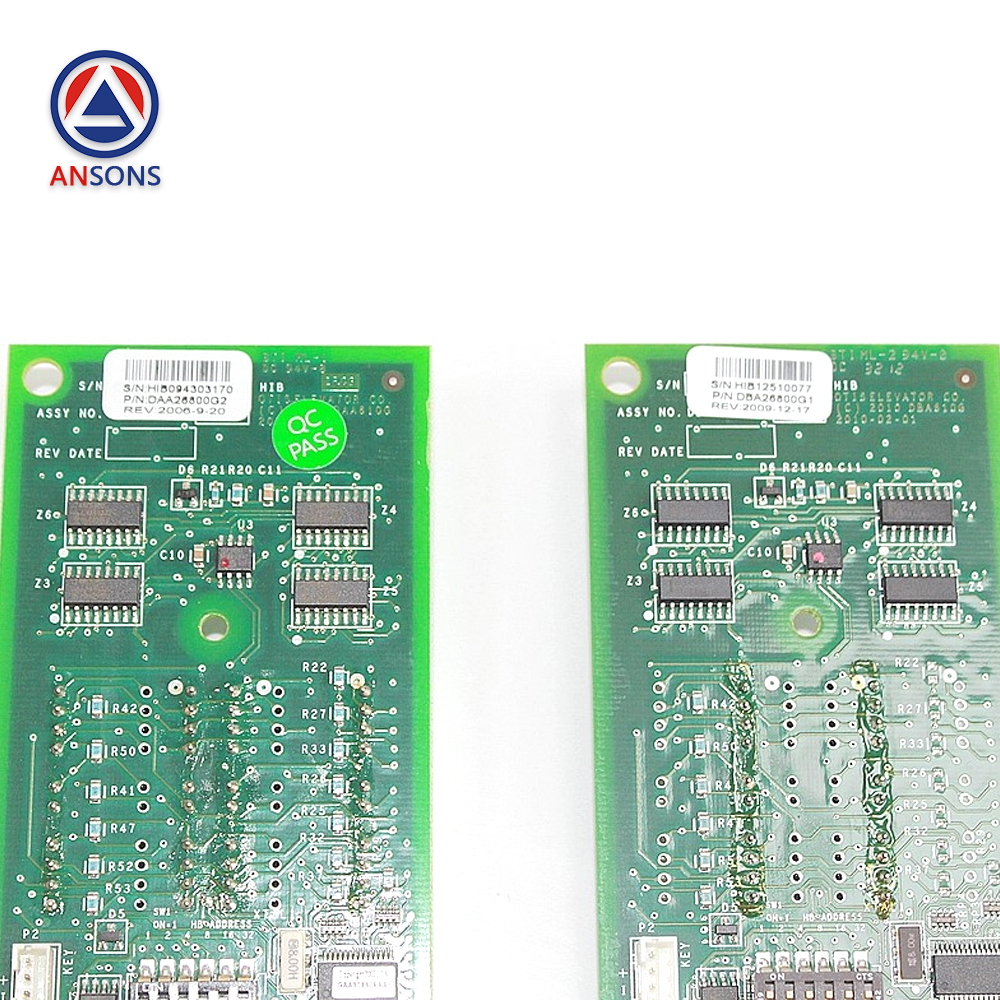 OTIS Elevator Display PCB Board DBA26800G1 DAA26800G1 DBA26800G2 DAA26800G2