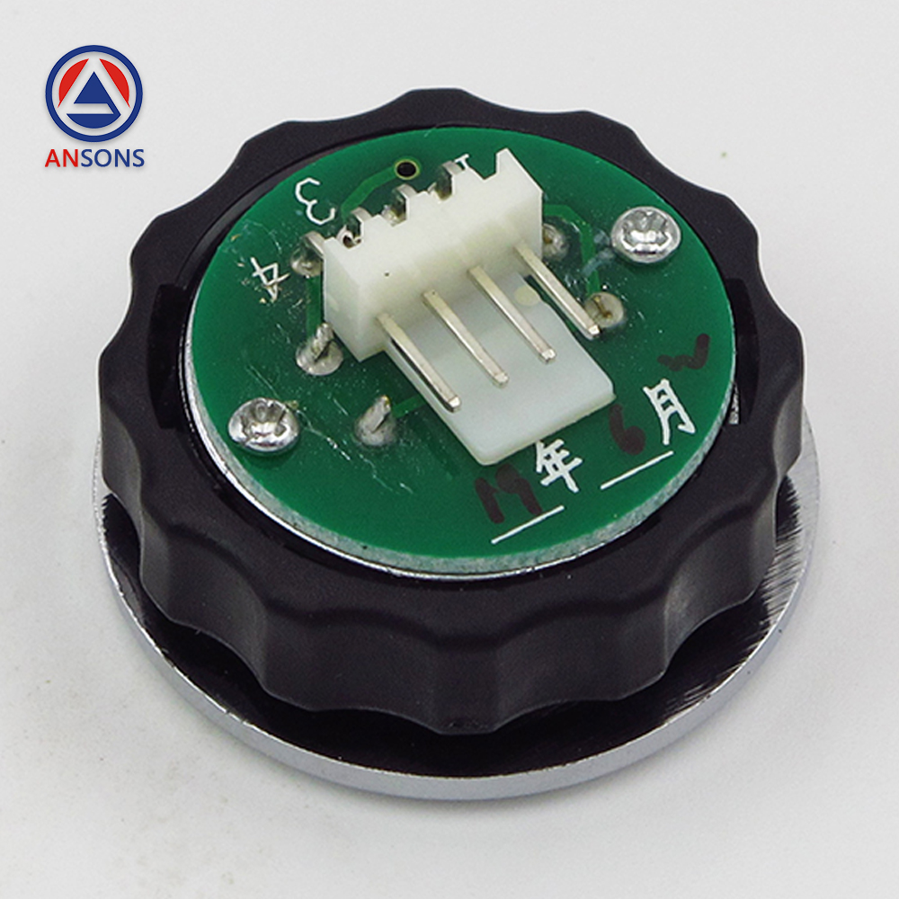 OTIS (XIZI OTIS) Elevator Push Buttons Round Stainless Steel Braille Button BR32 BR32A(B) Blue / White / Red Light 3 / 4 Pins