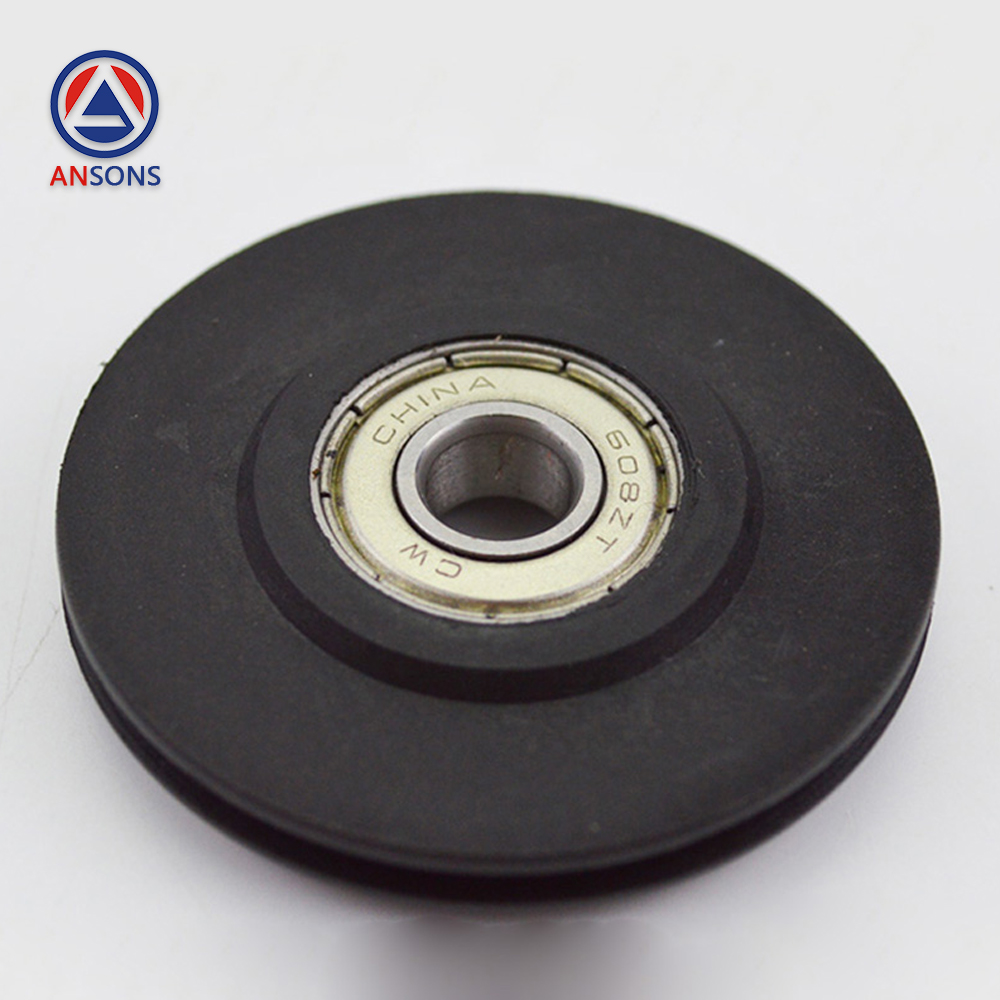 KONE Elevator Self Closing Rope Sheave Heavy Hammer Door Hanger Wheel Roller Wire Rope Pulley 48*5*608 48*5*608ZT 608ZT MM
