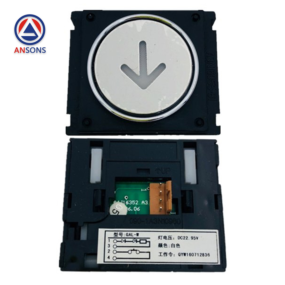 Hitachi Elevator LOP HOP Push Button GAL-W White Light