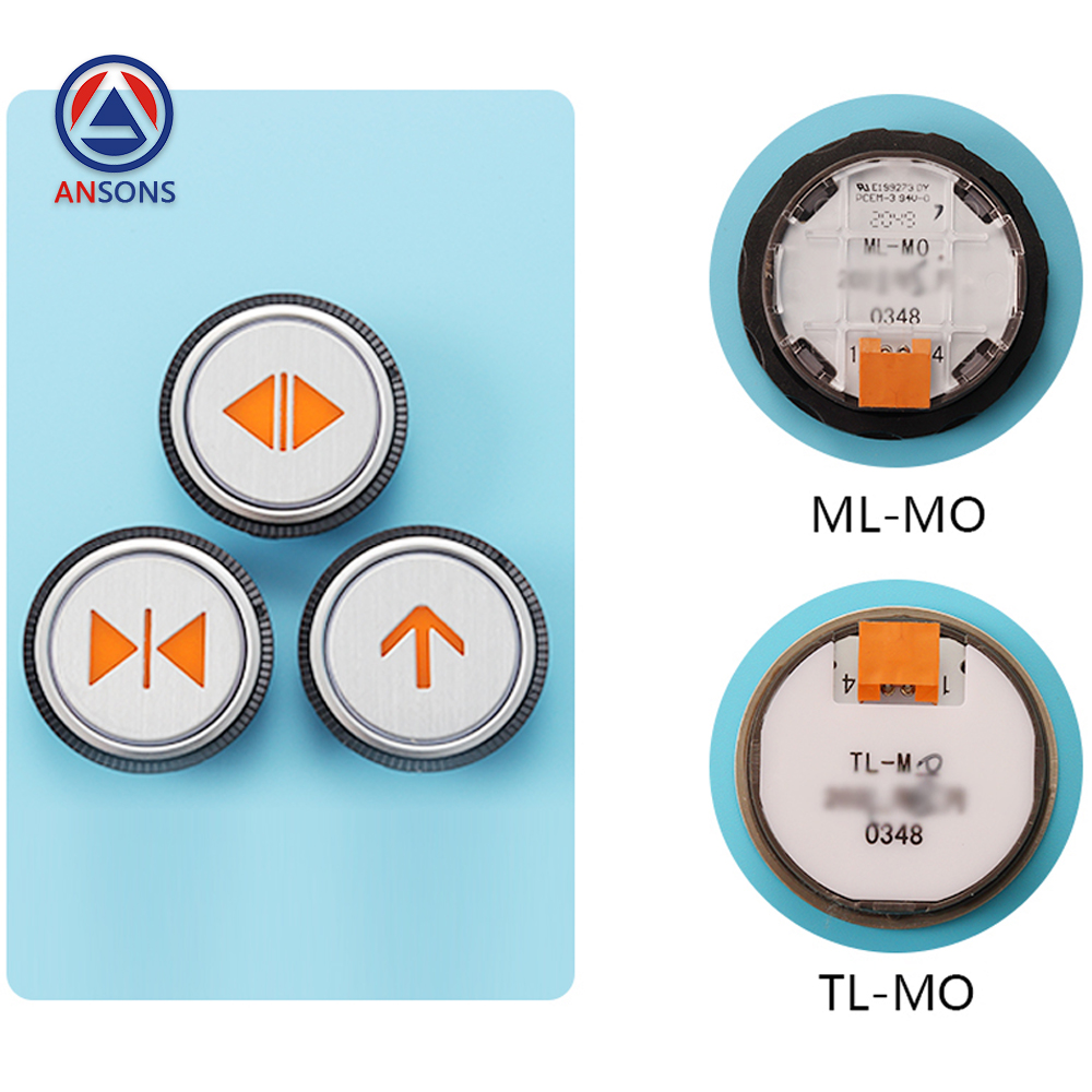 Hitachi Elevator LOP HOP Push Button Orange Light TL-MO ML-MO Diameter 37mm