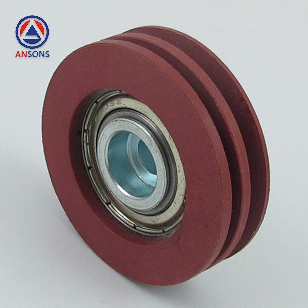 KONE Elevator AMD Rope Sheave Double Groove Door Hanger Roller Synchronous Steel Wheel 52*16*6003 MM
