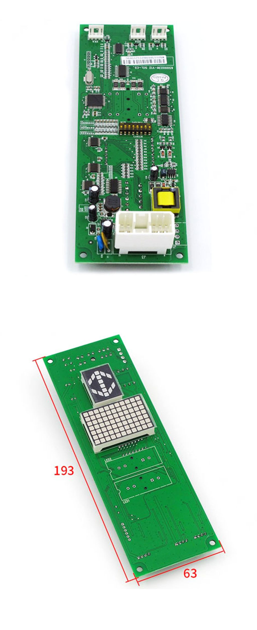 Hitachi Elevator LOP HOP Display PCB Board 65000238V12 SCLC5