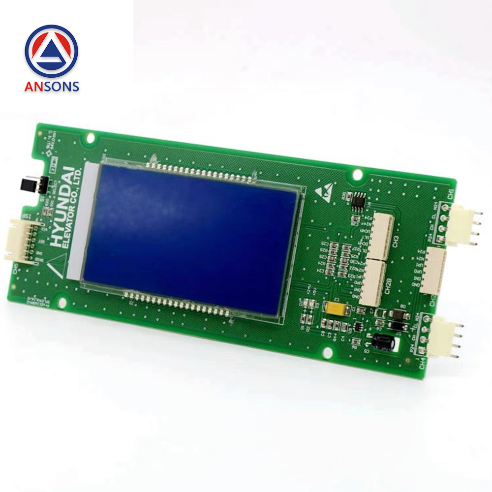 HYUNDAI Elevator LOP HOP LCD PCB Liquid Crystal Display Board HIPD-CAN-LCD YA3N434