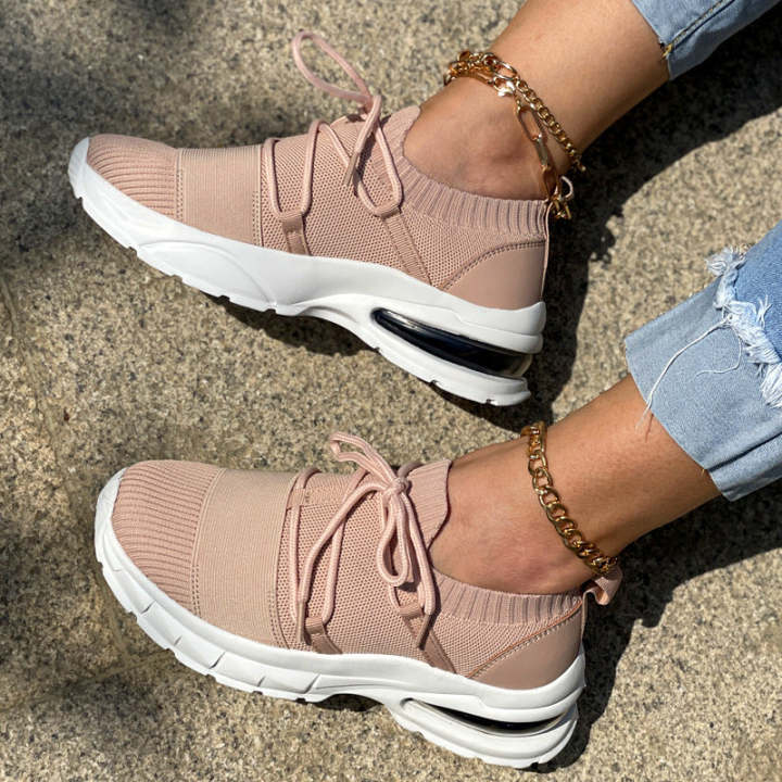 Women's Round Toe Air Cushion Sneakers