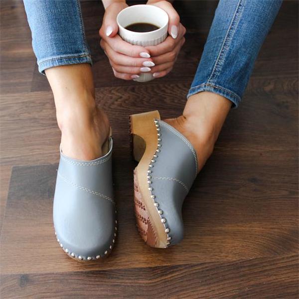 Women Swedish clogs Sandals