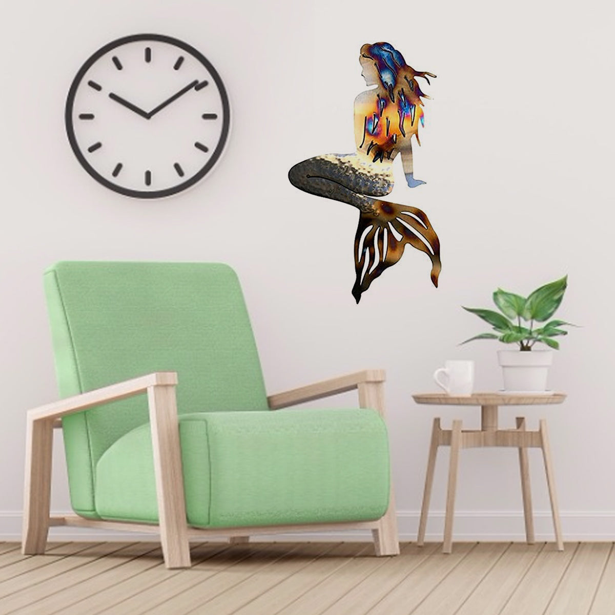 Mermaid Metal Wall Art