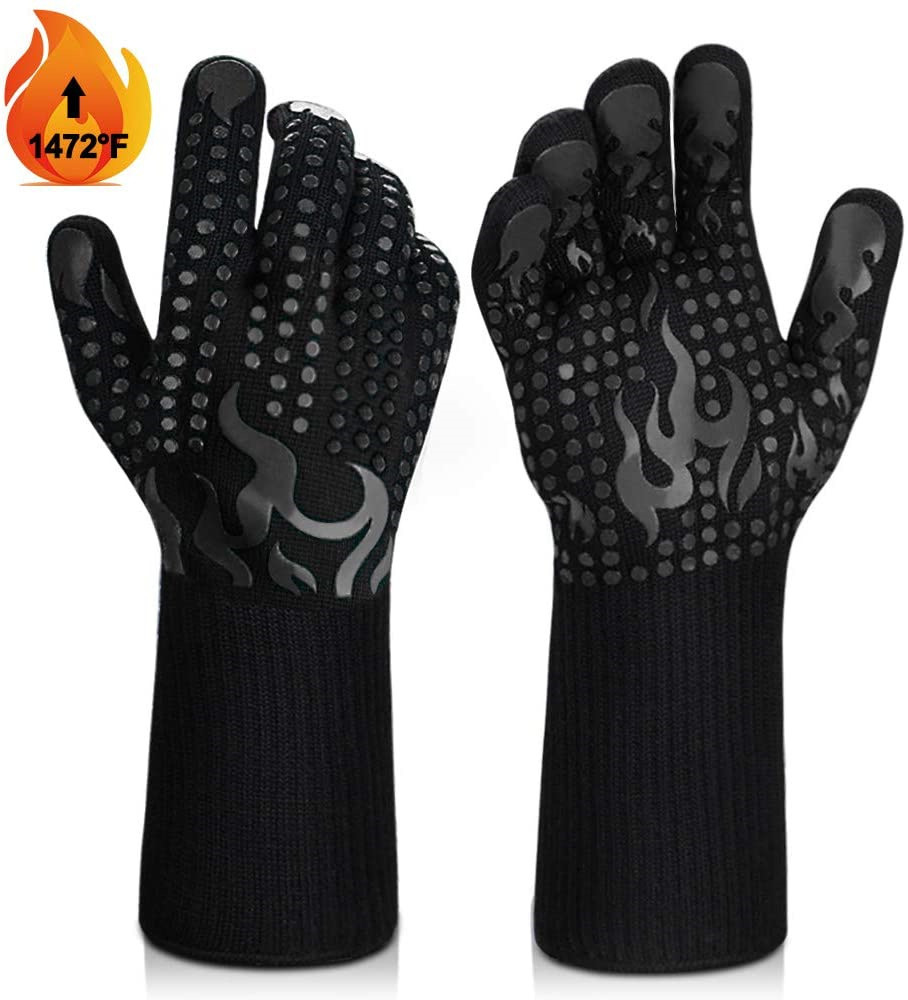 1472 Degree F Heat Resistant Grilling Gloves 