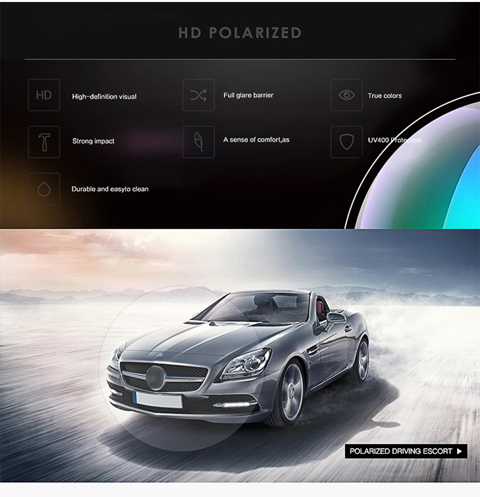 Polarized Colorful Film Dustproof Sunglasses