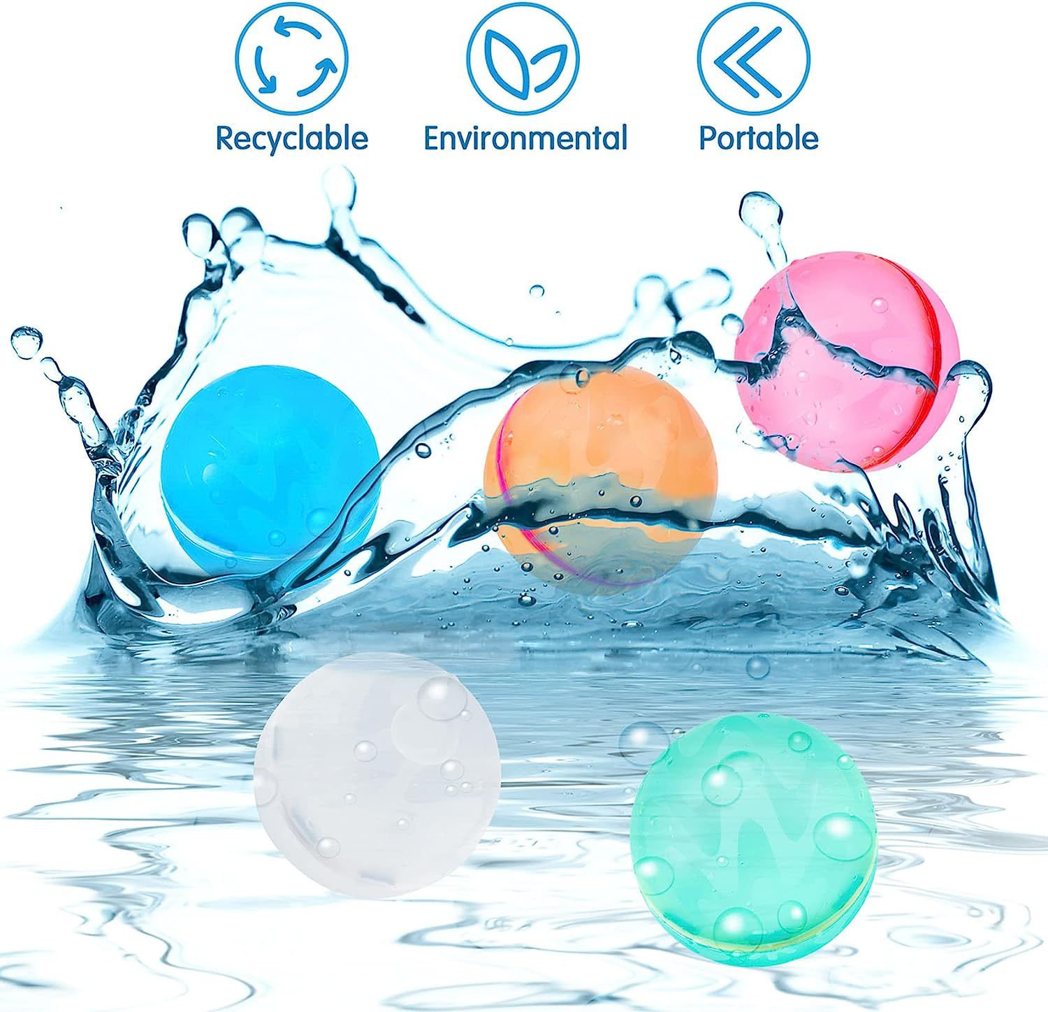 2023 Reusable Self Sealing Water Bomb Balloons