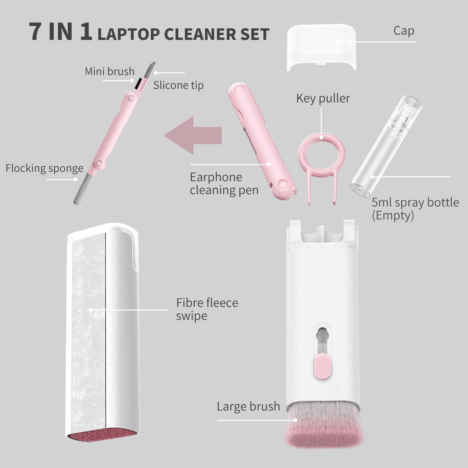7 in 1 keyboard cleaning brush