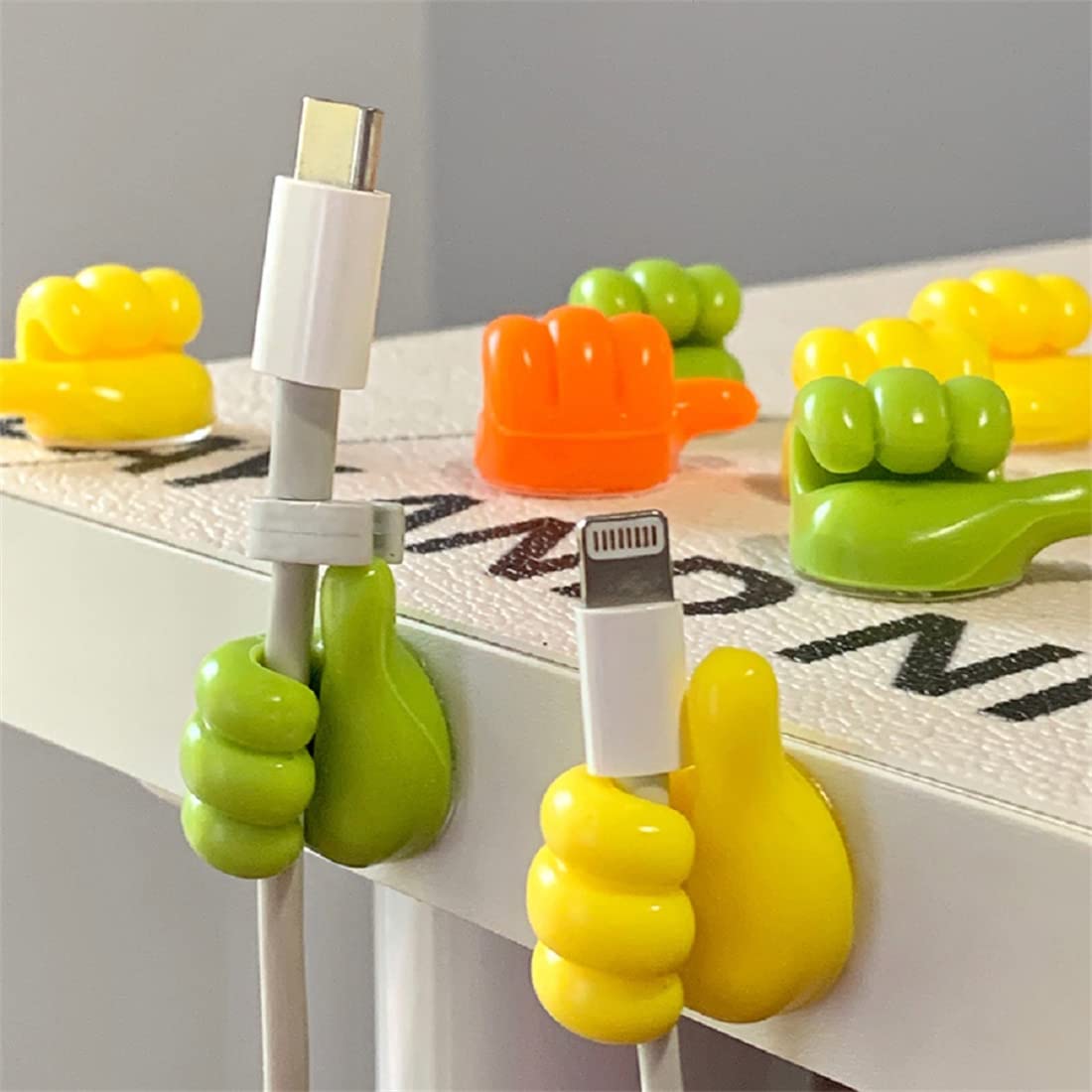 20 PCS Silicone Thumb Wall Hook