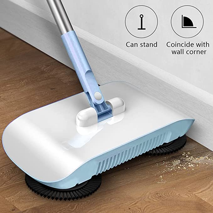 2 In 1 Automatic Hand-Pushed Sweeping Robot Set