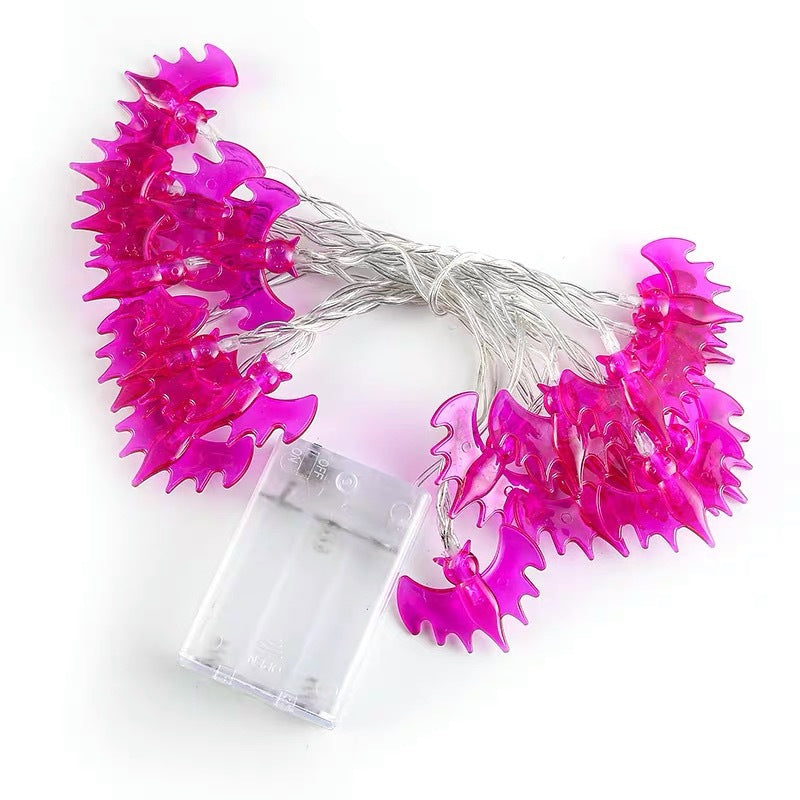 Halloween Purple Bat String Lights