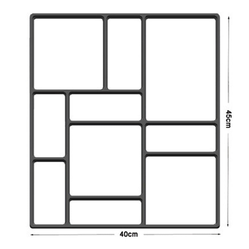 Garden Path Making Mould Diy Concrete Pavement Garden Path Mold