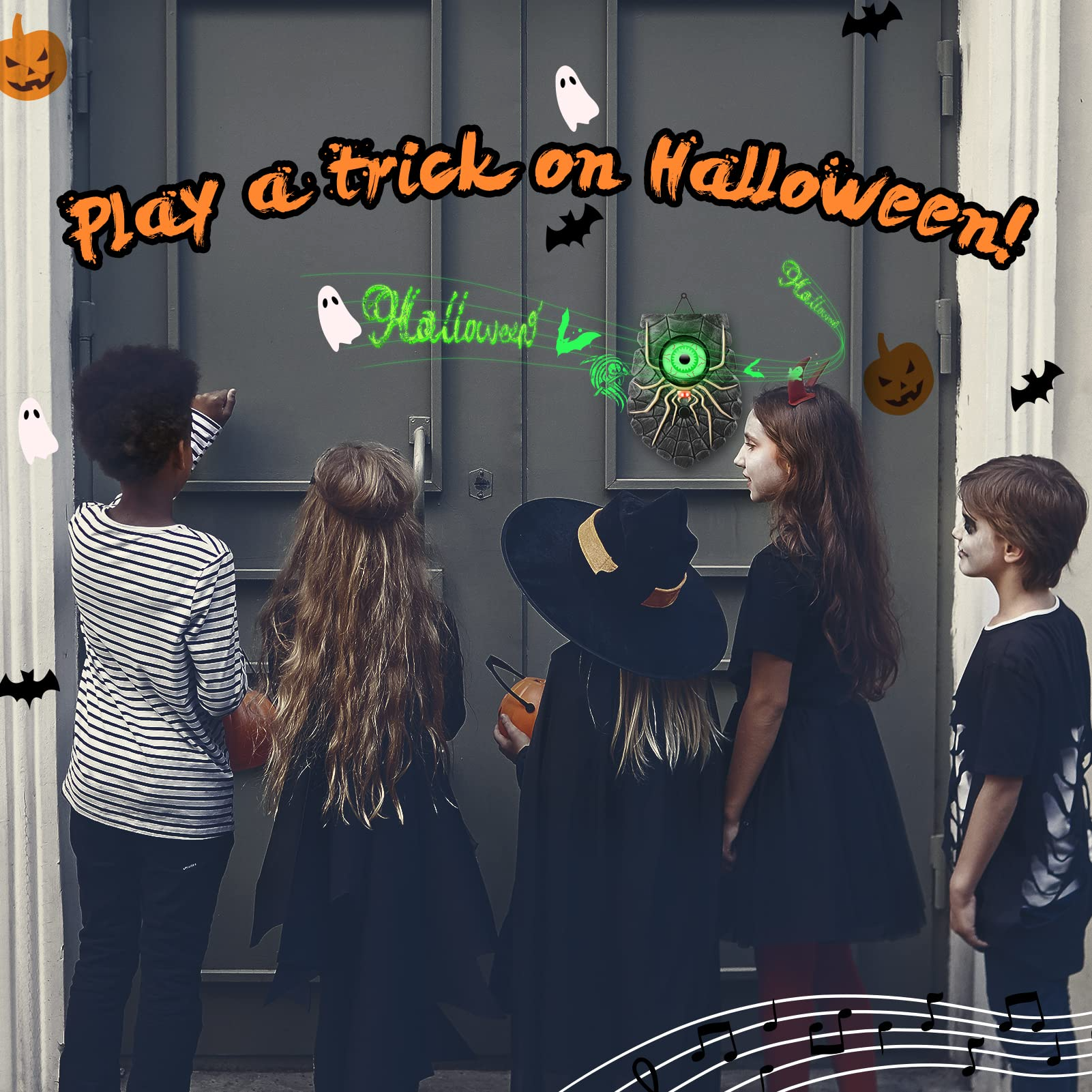 Halloween Decoration Spider Doorbell