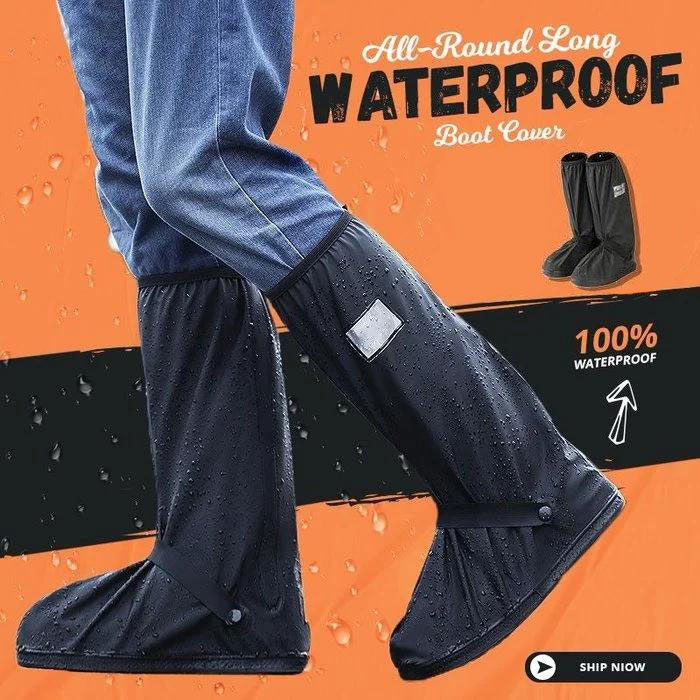 ⏰Last Day Promotion - Suitable for Any Foot Type - ❤️All-Round Long Waterproof Boot Cover