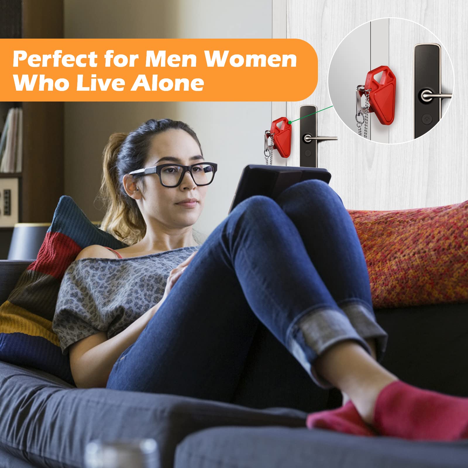 Portable Door Lock 2PCS