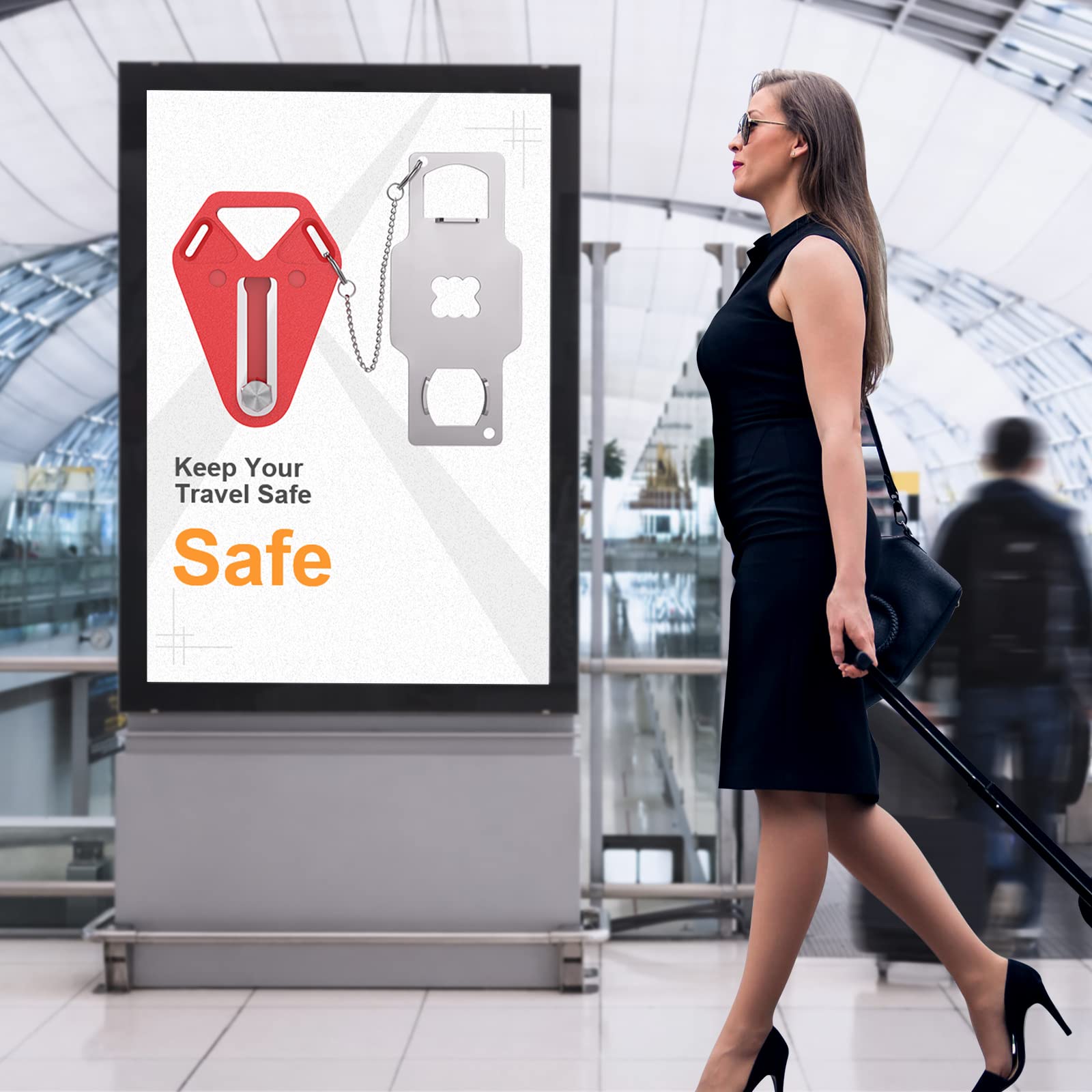 Portable Door Lock 2PCS