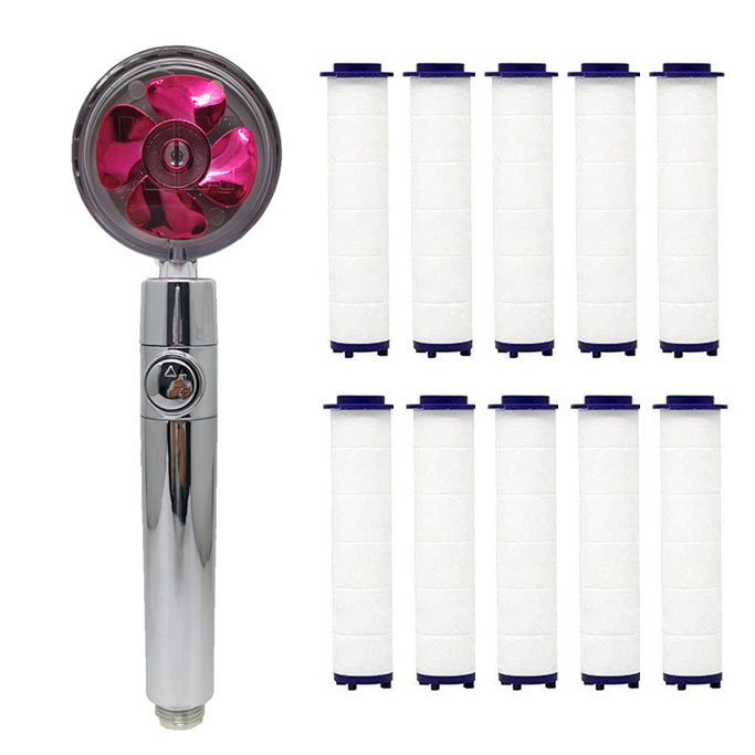 360° Swivel Turbo Shower Head