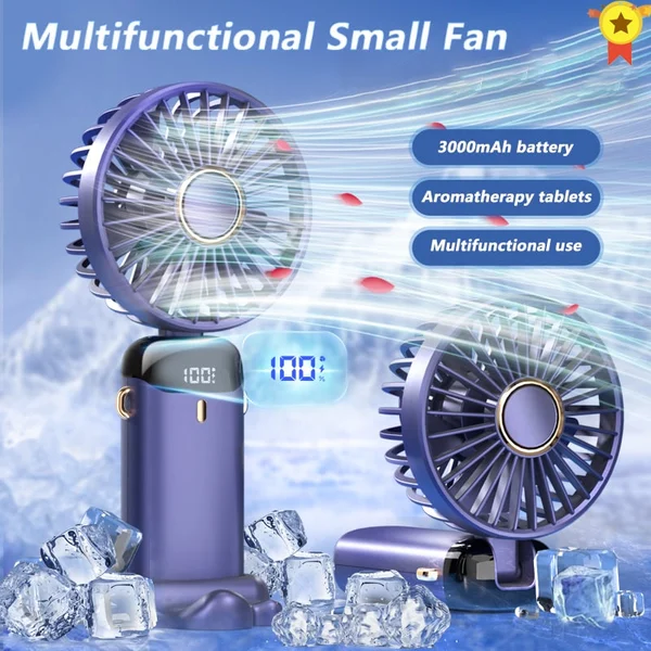 Portable electric cold compress cooling fan