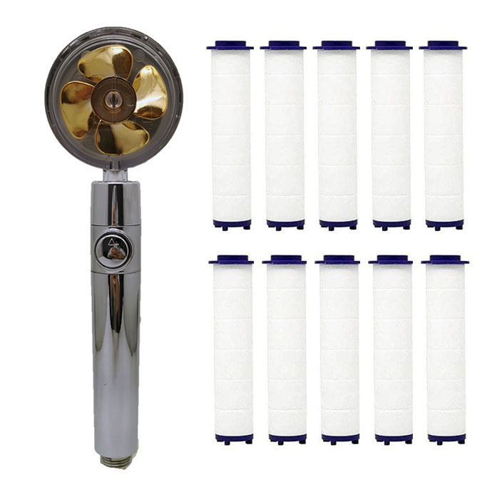 360° Swivel Turbo Shower Head