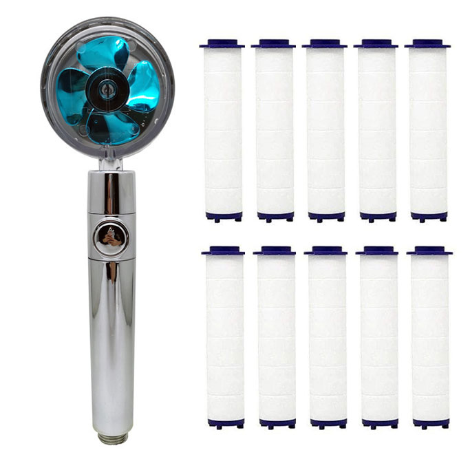 360° Swivel Turbo Shower Head