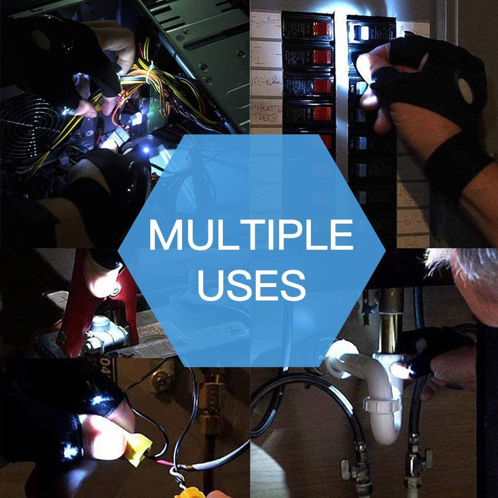 LED Flashlights Gloves