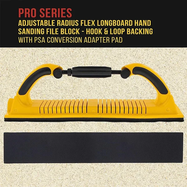 🔥Hot Sale - Adjustable Radius Flex Longboard Hand Sanding File Block Hand Grinder
