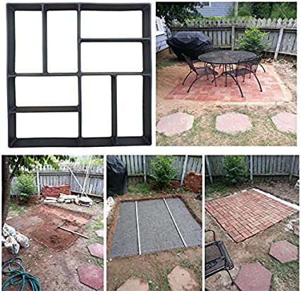Garden Path Making Mould Diy Concrete Pavement Garden Path Mold