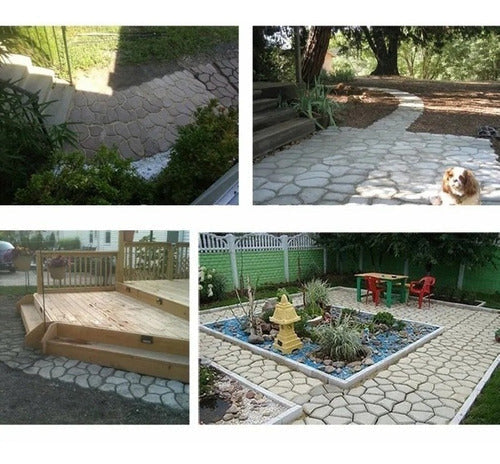 Garden Path Making Mould Diy Concrete Pavement Garden Path Mold