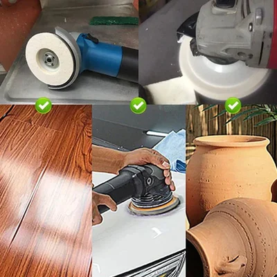 Wool Felt Polishing Wheel Disc Pack 