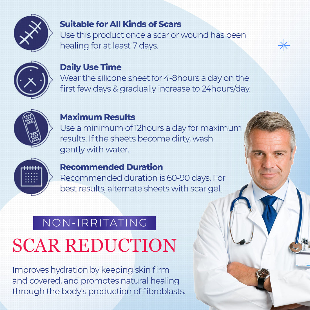 Silicone Scar Sheets