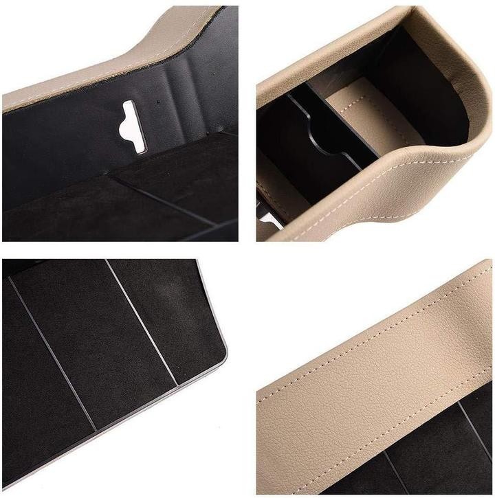 Multifunctional Car Seat Organizer Leather Set (Left & Right)